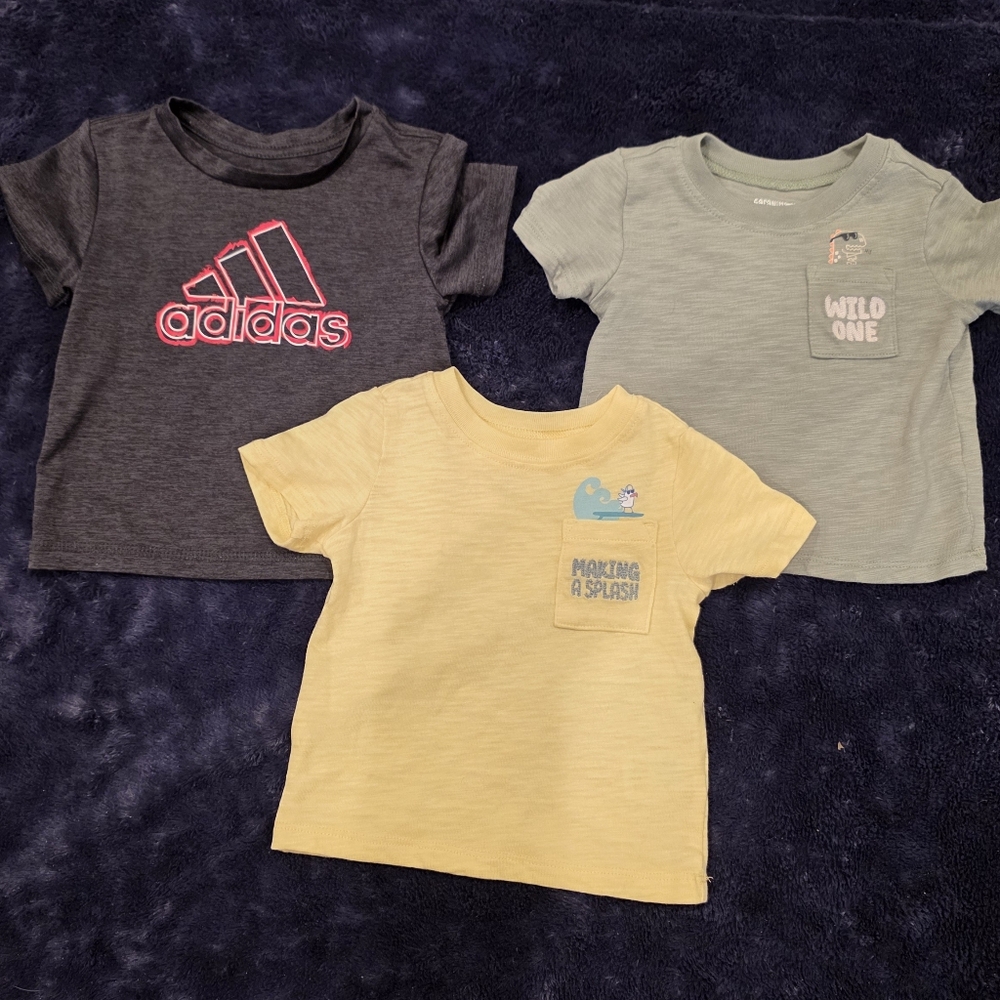 Assorted Baby T-Shirts - Adidas &G Garanimals Brand